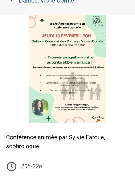Conférence parentalité 