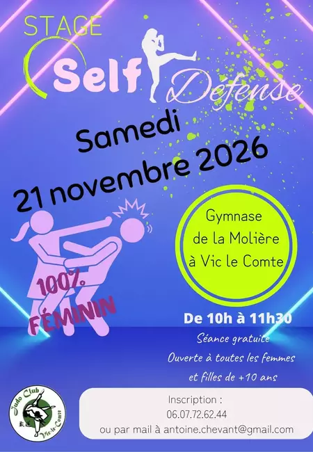 Stage self defense 100% feminin