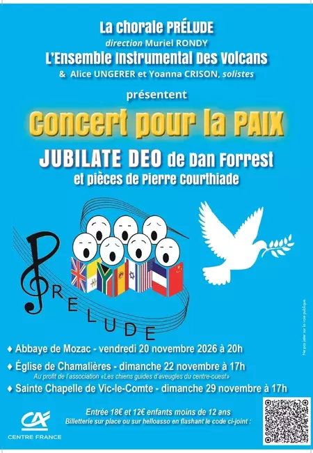 Chorale PRELUDE : Concert pour la Paix
